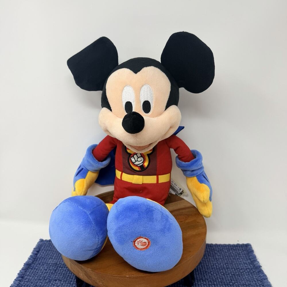 Rare Hallmark Disney Mickey Mouse Plush Disney Super Mickey interactive Works